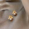 Black Crystal Drop Earrings