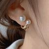 Crystal Diamond Stud Earrings