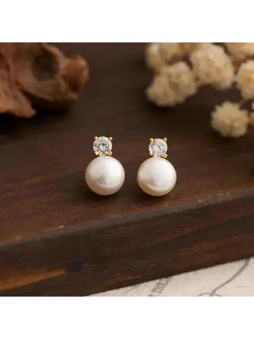 Crystal Teardrop Drop Earrings