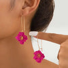 Gold Earrings with Turquoise Stone