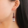 Sparkling Vintage Gold-Plated Earrings VIP