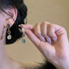 Gold Shell Drop Earrings