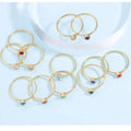 Gold Silver Zirconia Earrings VIP