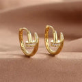 Gold Wedding Ring Set (3 Pieces)