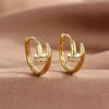 Gold Wedding Ring Set (3 Pieces)