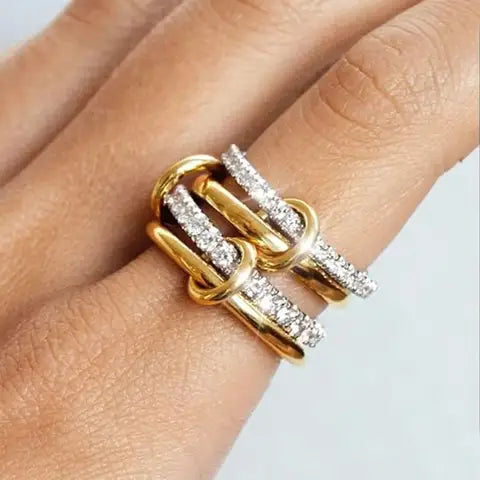 Multi-Layer Round Earrings