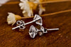 Black Pearl Rhinestone Earrings VIP