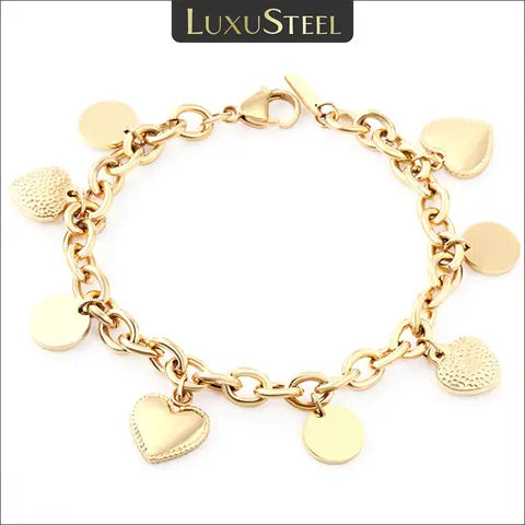 Gold Charm Bracelet VIP