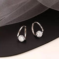 Pink Crystal Drop Earrings VIP
