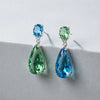 Silver Moonstone Drop Earrings